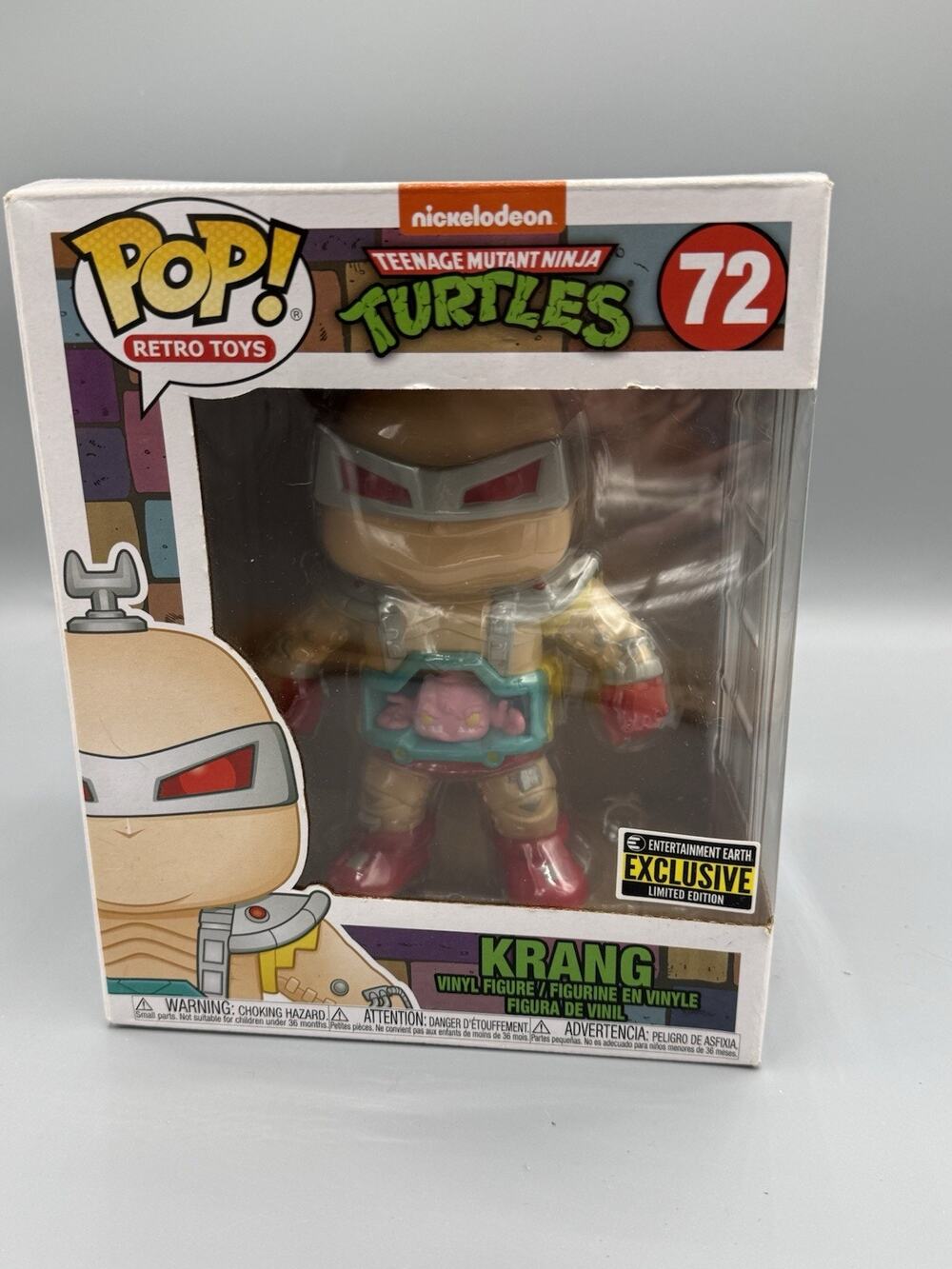 Funko Pop Krang #72 TMNT Entertainment Earth Exclusive Vinyl Figure w/ Box